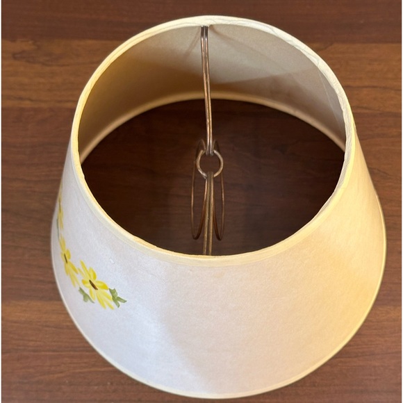 🌟2xHP🌟VTG 1950s-60s Hand Painted Sunflower Motif Ceramic Ginger Jar Lamp - Picture 14 of 14